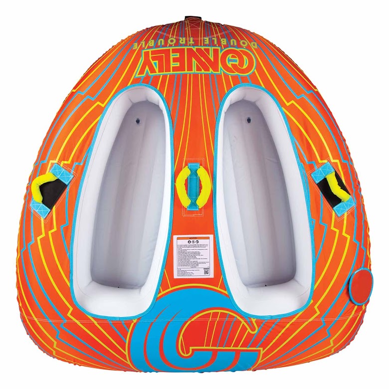 Connelly Double Trouble Tube 2-Person Blue/Yellow/Orange