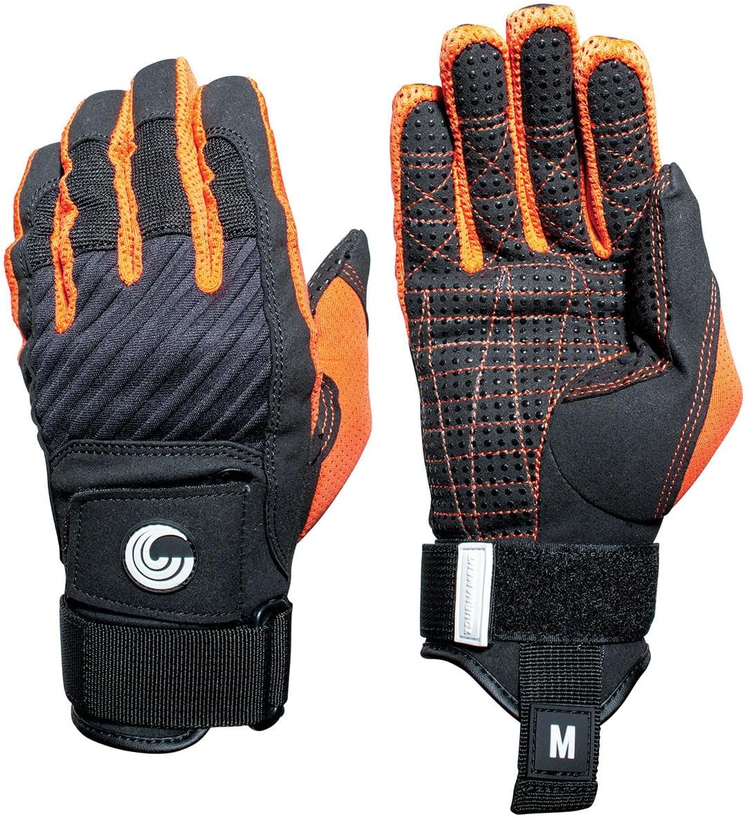 Connelly Mens Tournament Water Ski Glove Orange & Black