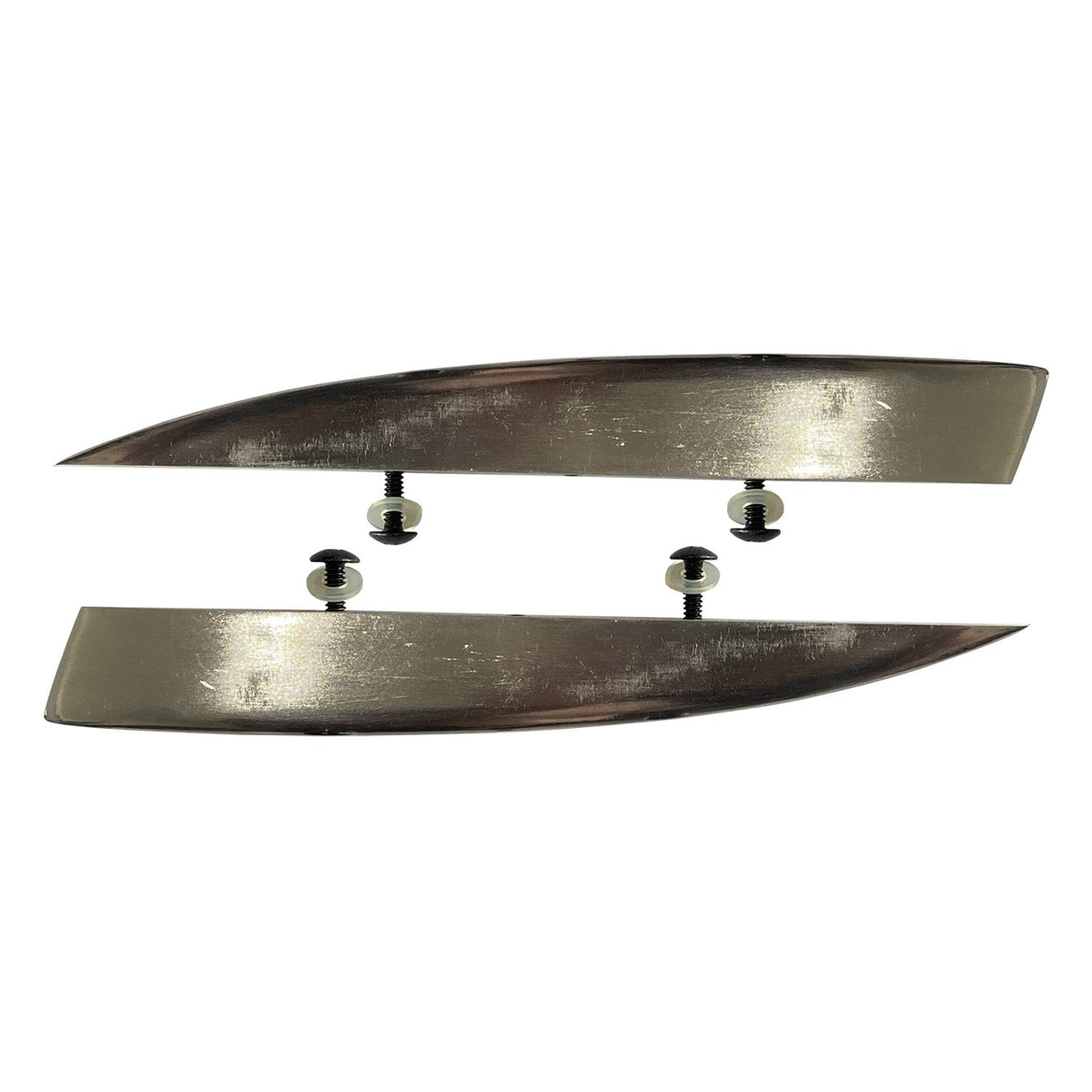 KD Wakeboard Fin Aluminium Black 2 Pack