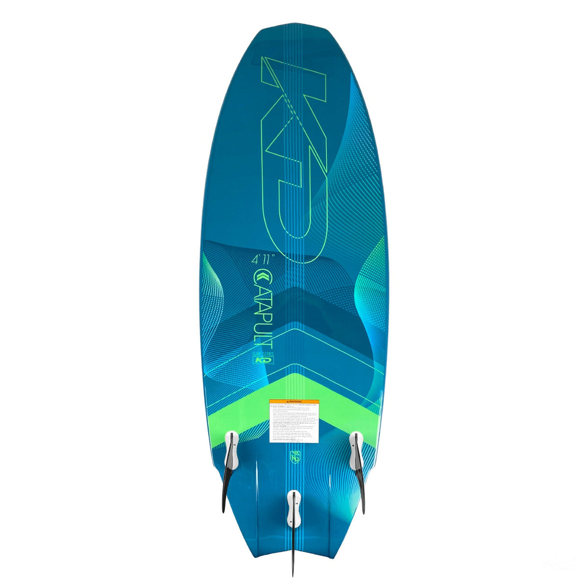 KD Catapult Wakesurf White/Blue 4'11"