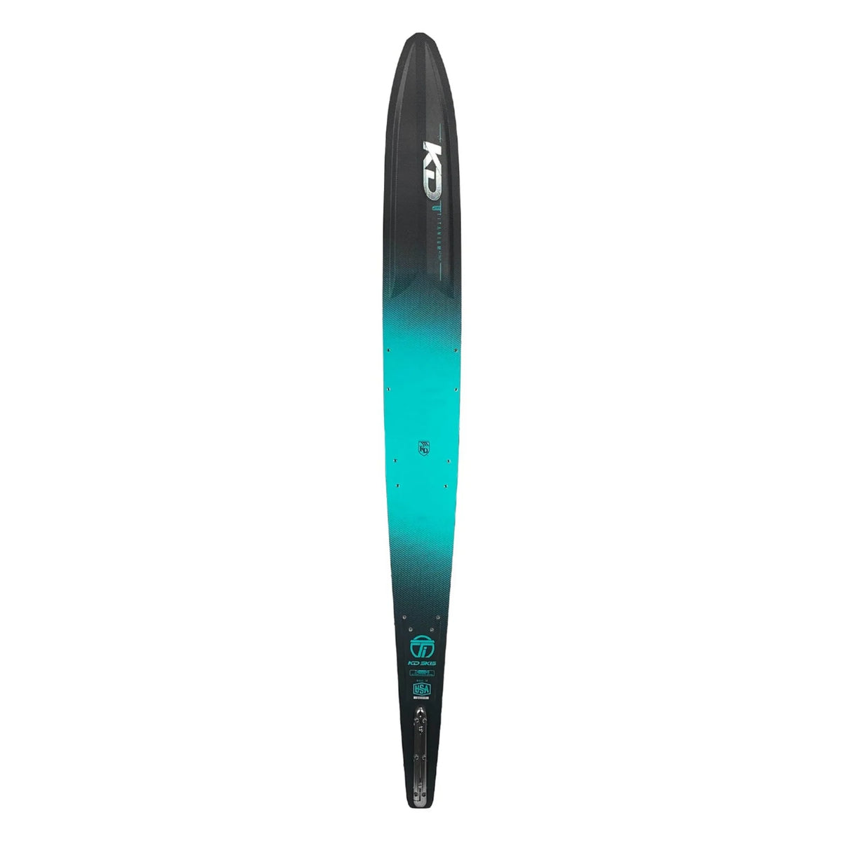 KD Titanium Blank Slalom Ski Black/Teal