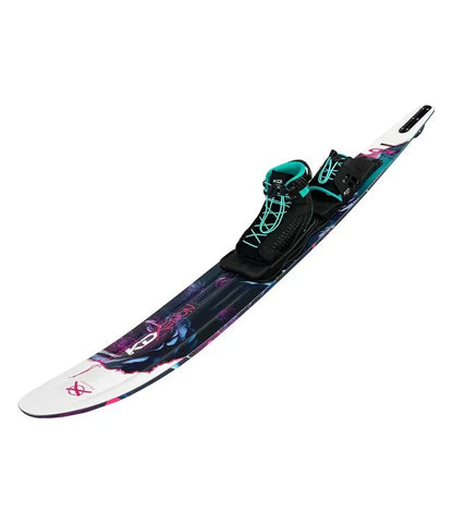 KD Xenon Slalom Ski + Axcess & RTP Bindings Purple/White 66"