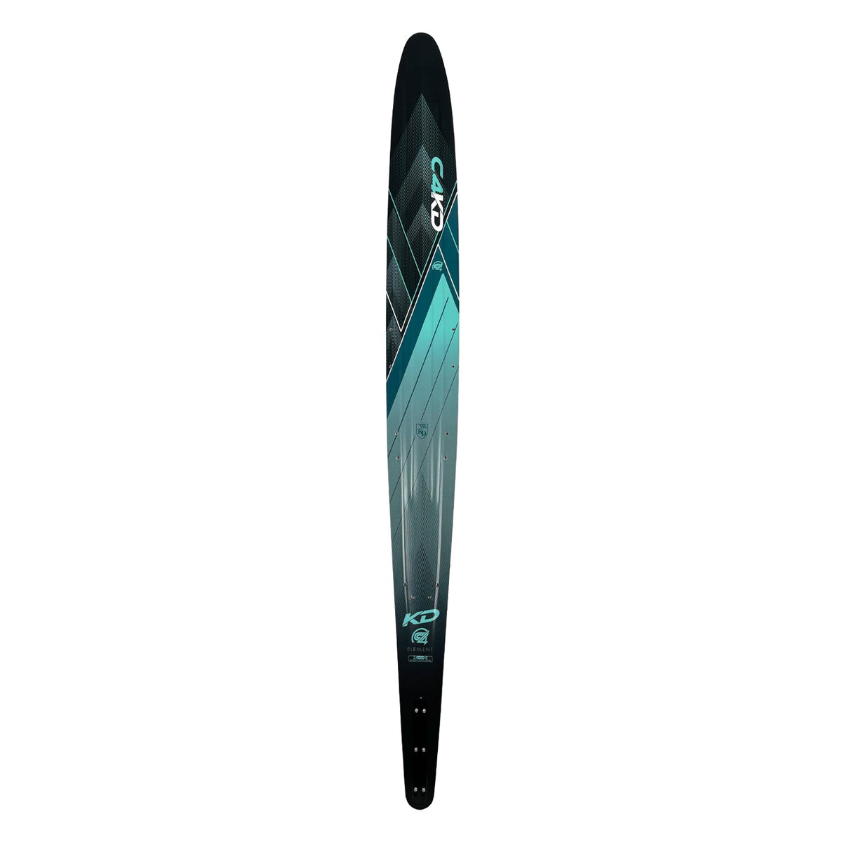 KD C4 Slalom Ski + Flex & RTP Bindings Teal/Black