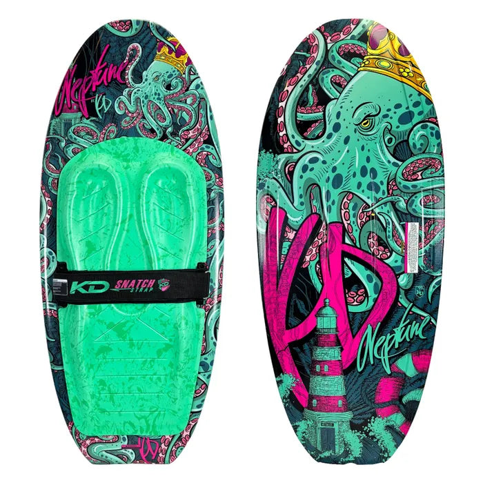 KD Neptune Fibreglass Kneeboard with Double Locking Strap