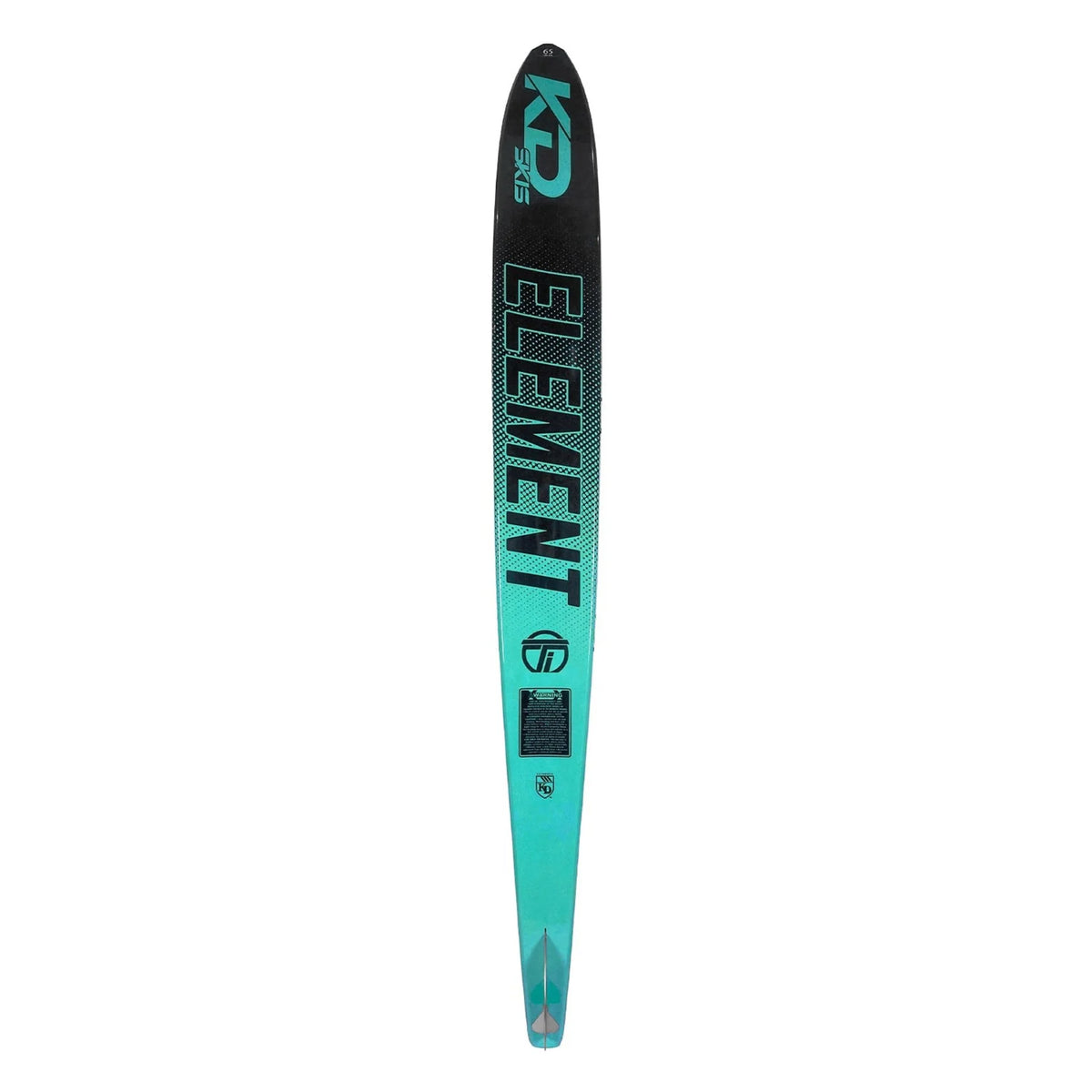 KD Titanium Blank Slalom Ski Black/Teal
