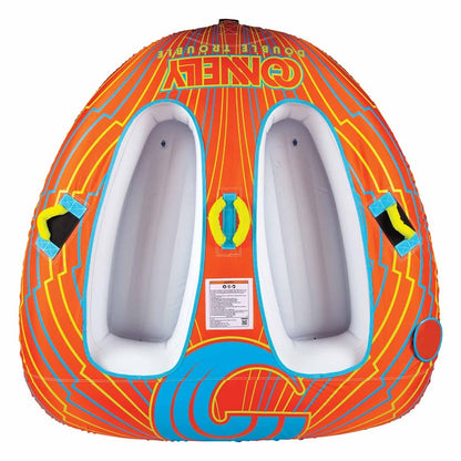 Connelly Double Trouble Tube 2-Person Blue/Yellow/Orange