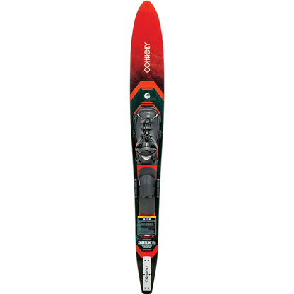 Connelly Shortline Slalom Ski + Swerve & RTP Bindings Red/Black/Blue 67”/170cm