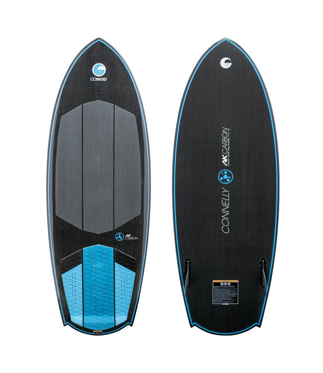 Connelly AK Carbon Wakesurf Board Carbon/Blue 4'10"