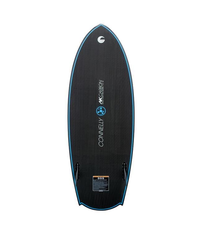 Connelly AK Carbon Wakesurf Board Carbon/Blue 4'10"