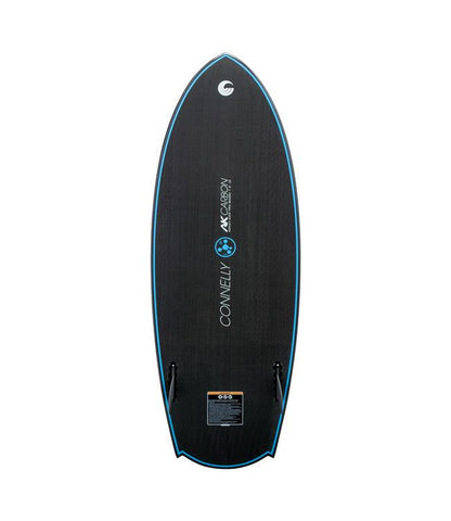 Connelly AK Carbon Wakesurf Board Carbon/Blue 4'10"