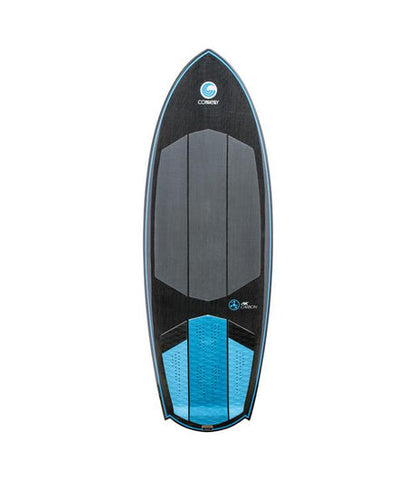 Connelly AK Carbon Wakesurf Board Carbon/Blue 4'10"