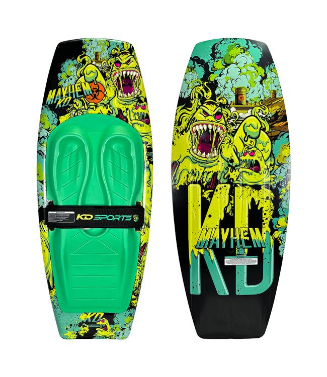 KD Mayhem Kneeboard Square Tip & Tail with Hook 53"/135cm