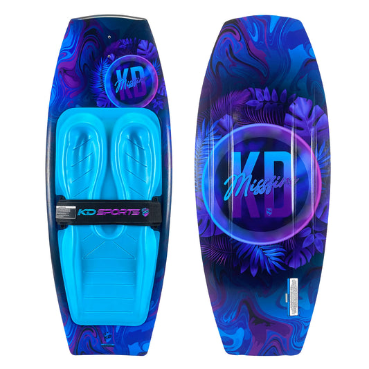 KD Missfire Kneeboard Teal/Purple 53"/135cm