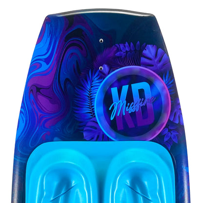 KD Missfire Kneeboard Teal/Purple 53"/135cm