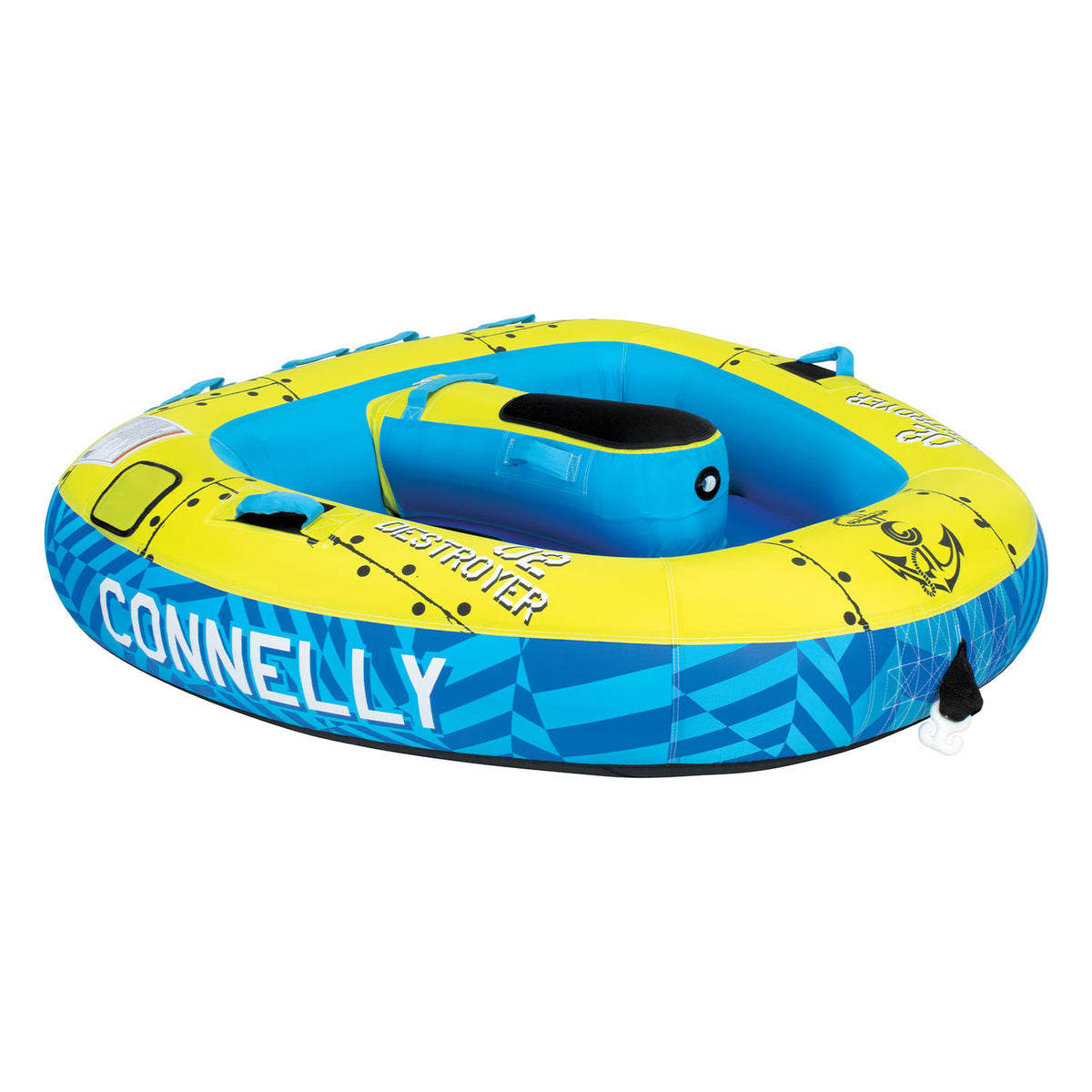 Connelly Destroyer 2 Tube 2-Person Yellow/Blue