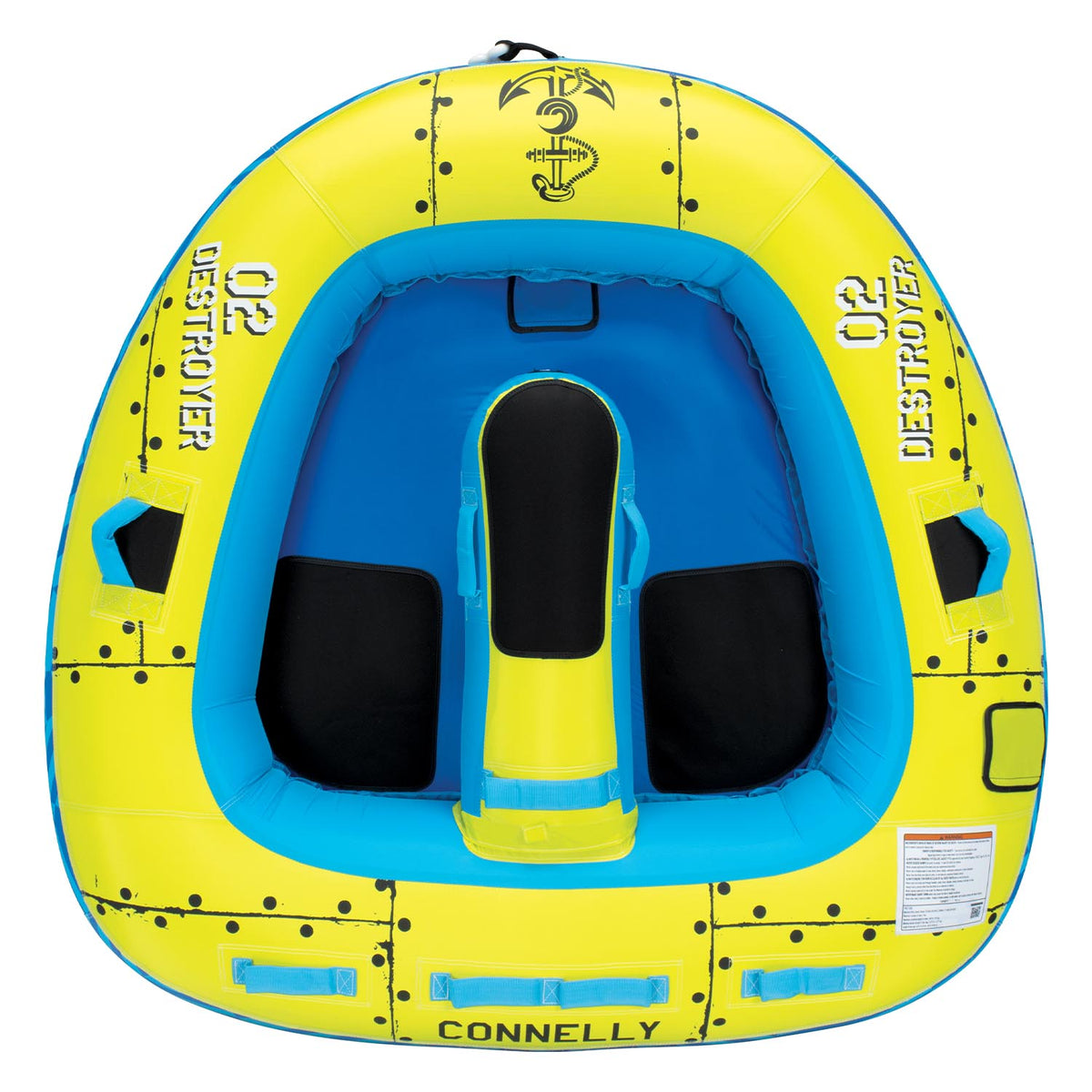 Connelly Destroyer 2 Tube 2-Person Yellow/Blue