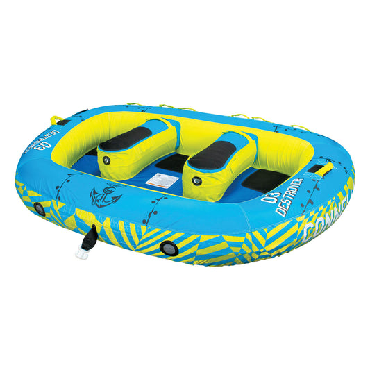 Connelly Destroyer 3 Tube 3-Person Blue/Yellow