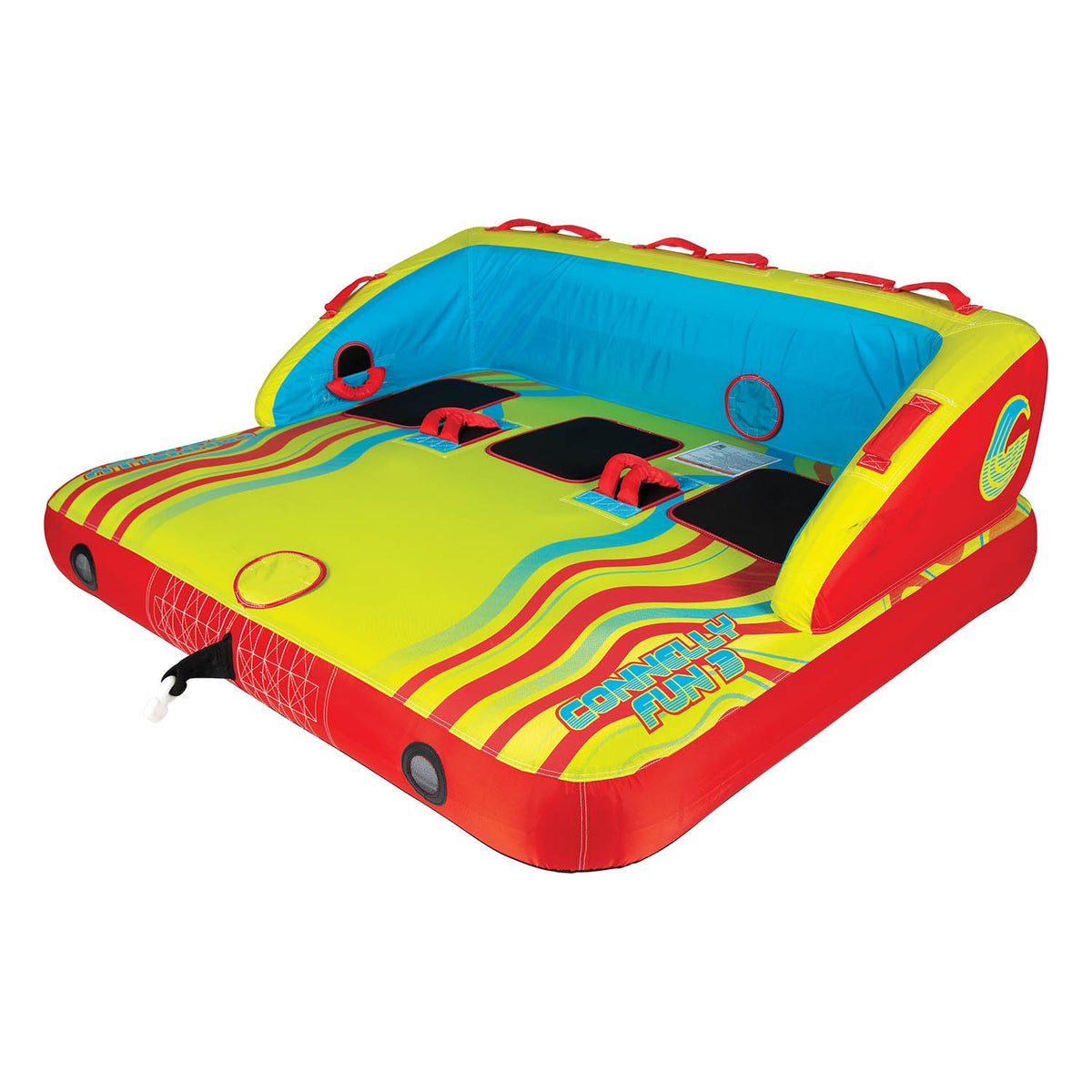 Connelly Fun 3 Tube 3-Person Yellow/Blue/Red