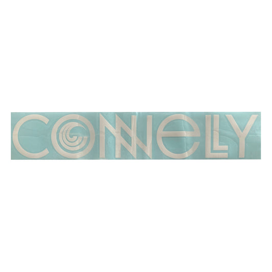Connelly Stickers White 18 x 4"