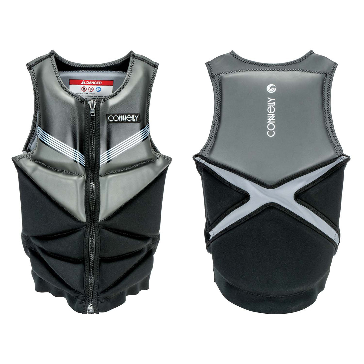 Connelly Mens Team Comp Neoprene Vest Silver/Black