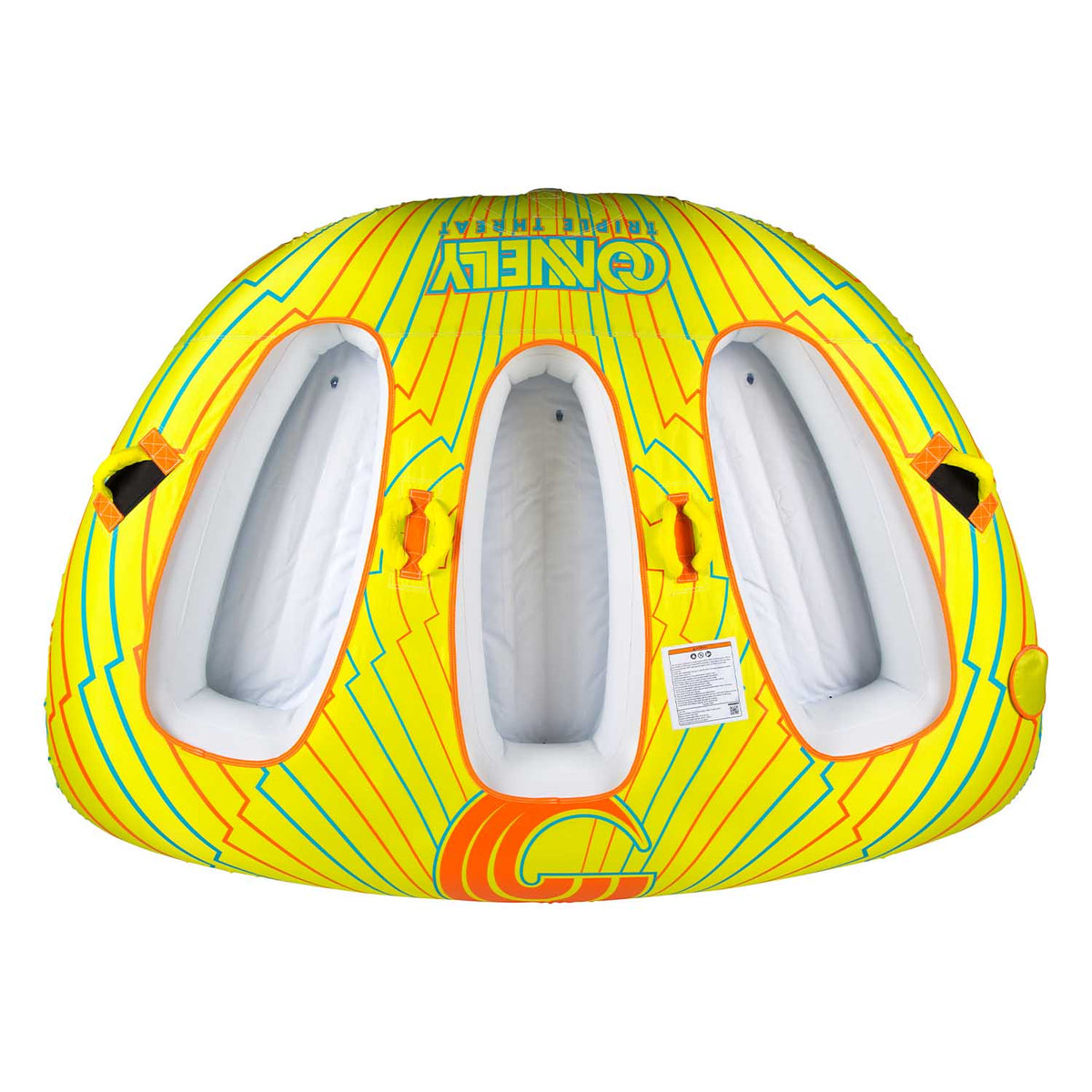 Connelly Triple Threat Tube 3-Person Yellow/Blue/Orange