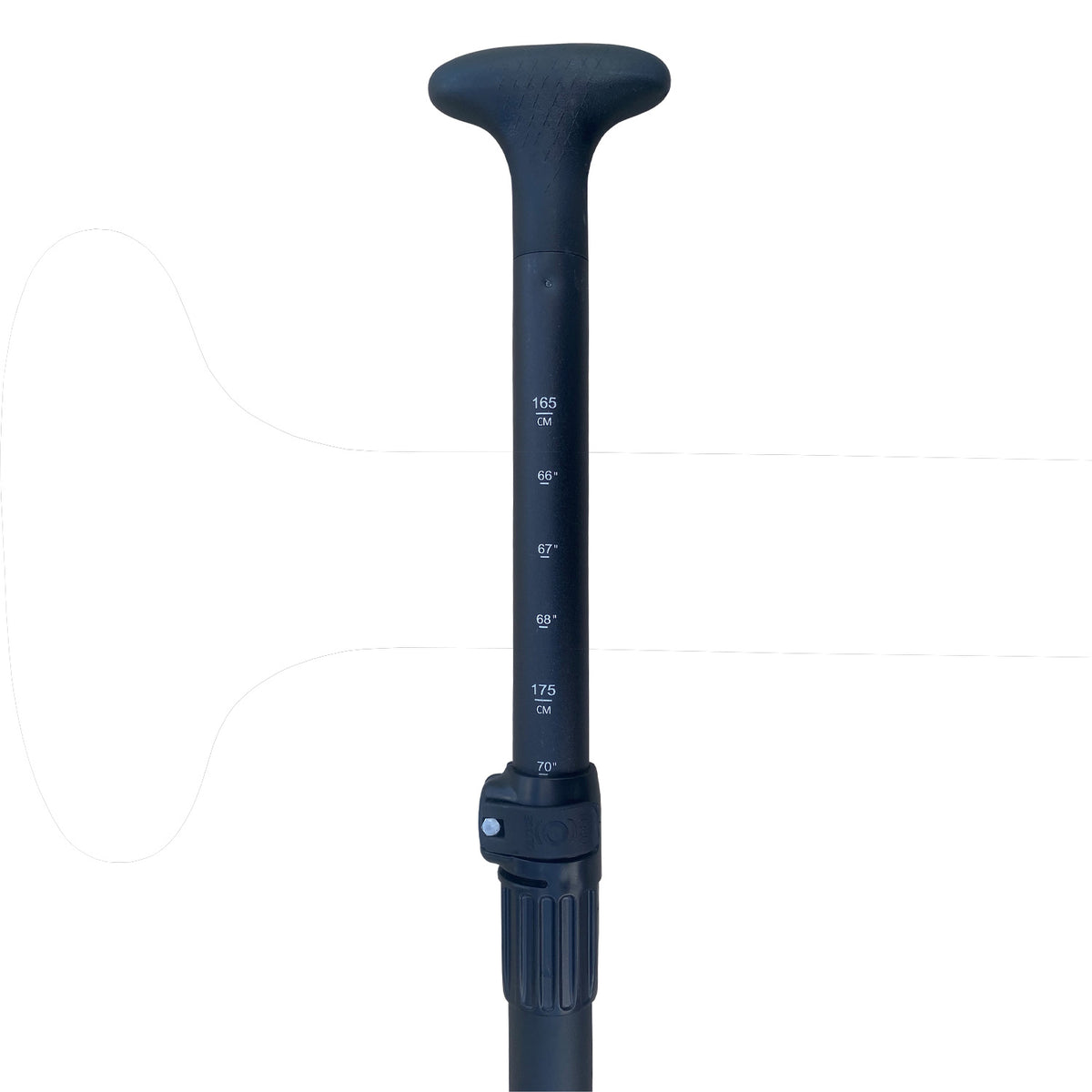 KD Aluminum Paddle Silver/Black 3 Piece