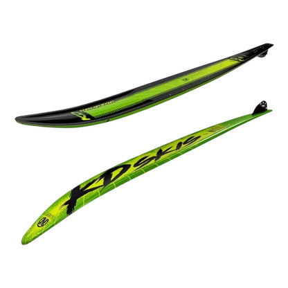 KD Krypton Slalom Ski + Flex & RTP Bindings Green/Yellow