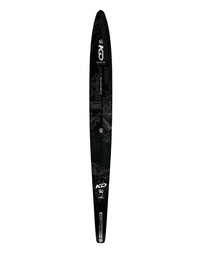 KD Krypton Carbon Slalom Ski + Vise & RTP Bindings Grey/Black