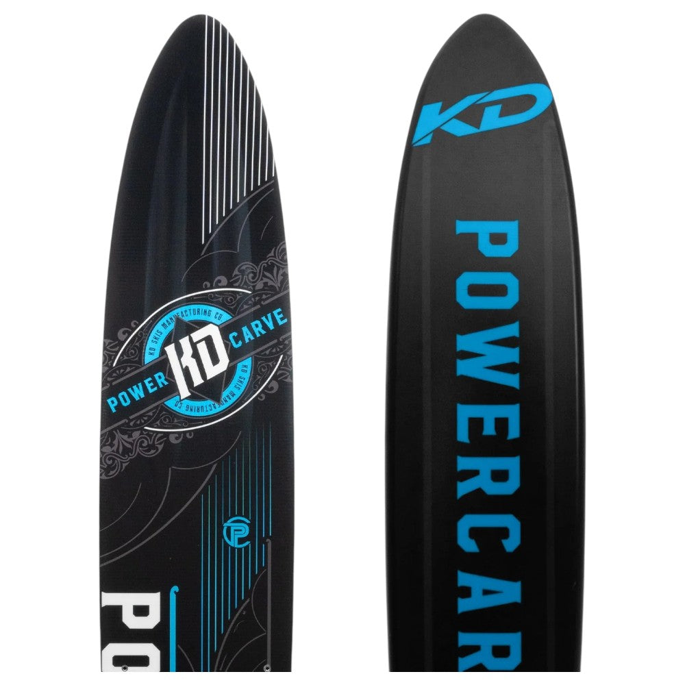 KD Powercarve Slalom Ski + Flex & RTP Bindings Blue/Black