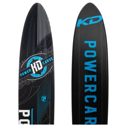 KD Powercarve Slalom Ski + Flex & RTP Bindings Blue/Black