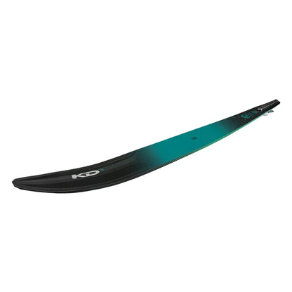 KD Titanium Slalom Ski + Flex & RTP Bindings Black/Teal