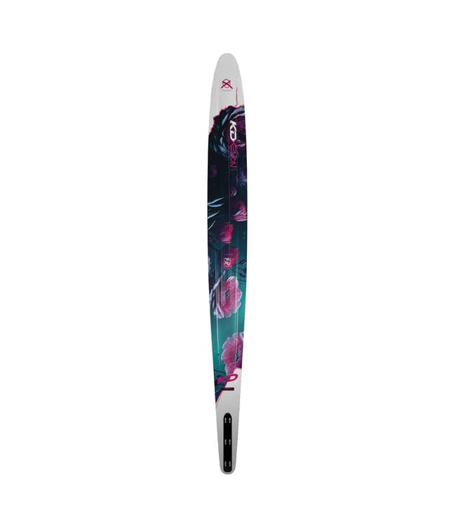 KD Xenon Slalom Ski + Axcess & RTP Bindings Purple/White 66"