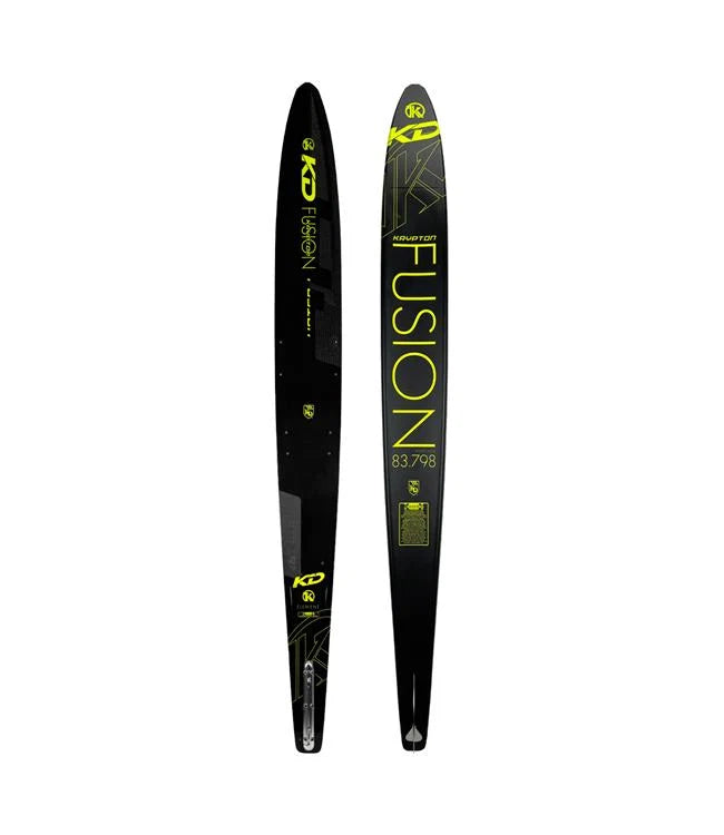 KD Krypton Fusion Slalom Ski + Vise & RTP Bindings Yellow/Black