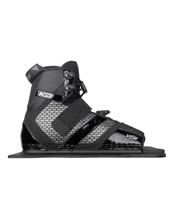 KD Krypton Carbon Slalom Ski + Vise & RTP Bindings Grey/Black