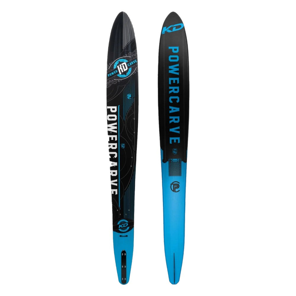 KD Powercarve Slalom Ski + Flex & RTP Bindings Blue/Black