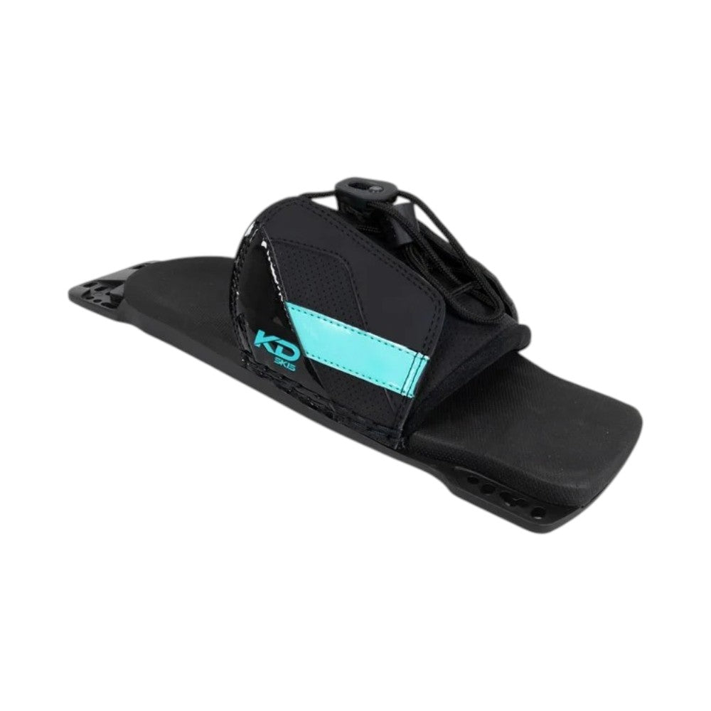KD Neon Slalom Ski + Axcess & RTP Bindings Pink/Teal