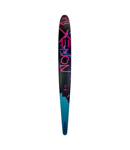 KD Xenon Slalom Ski + Axcess & RTP Bindings Purple/White 66"