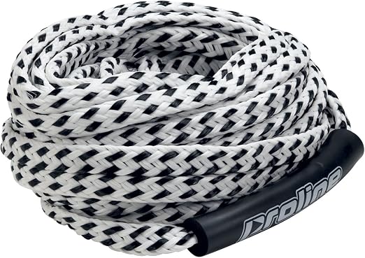 Proline Tube Ropes & Handles 6-Person Black/White 60ft