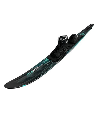 KD C4 Slalom Ski + Axcess & RTP Bindings Teal/Black