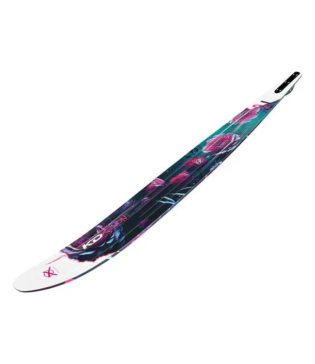 KD Xenon Slalom Ski + Axcess & RTP Bindings Purple/White 66"
