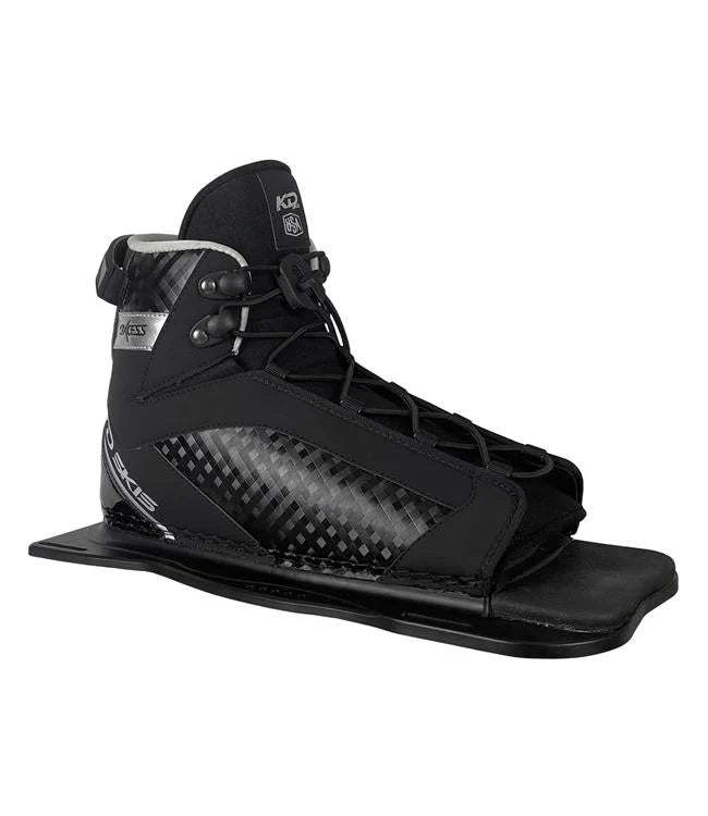 KD C4 Slalom Ski + Axcess & RTP Bindings Teal/Black