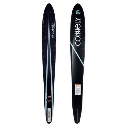 Connelly Outlaw Slalom Ski + Shadow & RTP Bindings Grey/Black