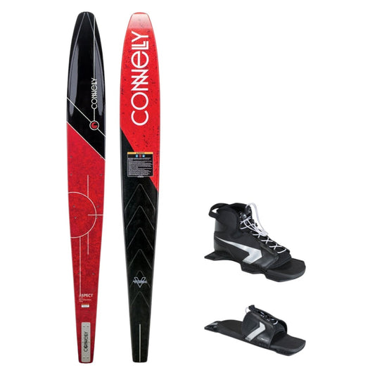 Connelly Aspect Slalom Ski + Shadow & RTP Bindings Red/Black