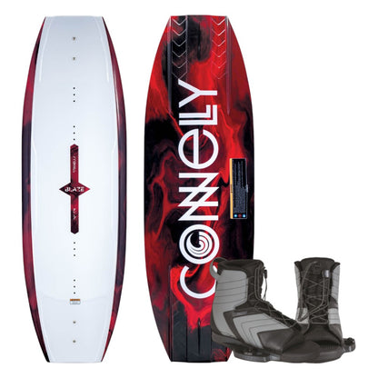 Connelly Blaze Wakeboard + Optima Boots White & Red 141cm