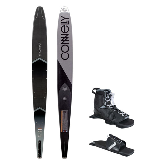Connelly C1 Slalom Ski + Tempest & RTP Bindings Grey/Black