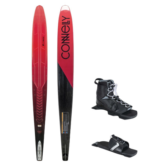 Connelly Concept Slalom Ski + Tempest & RTP Bindings Red/Black