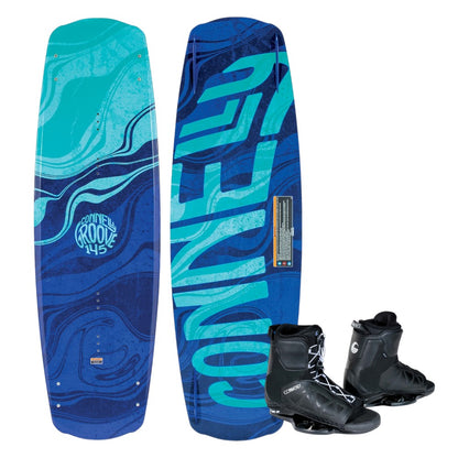 Connelly Groove Wakeboard + Draft Boots Teal/Blue