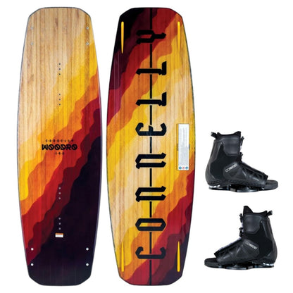 Connelly Woodro Wakeboard + Draft Boots Yellow/Orange