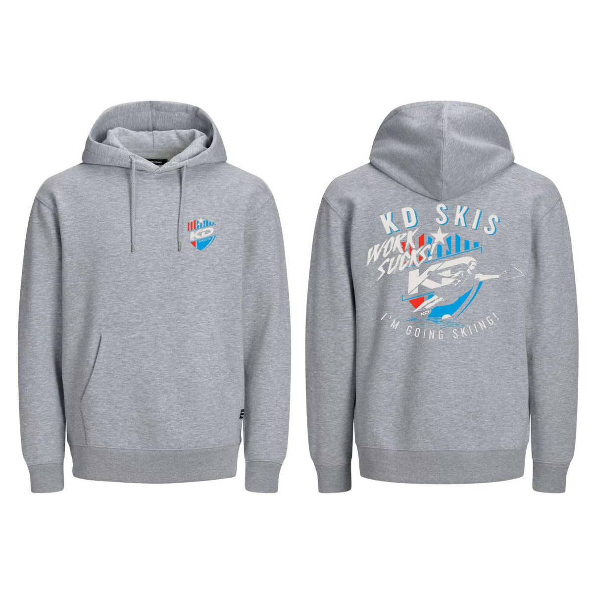 KD Work Sucks Hood Grey
