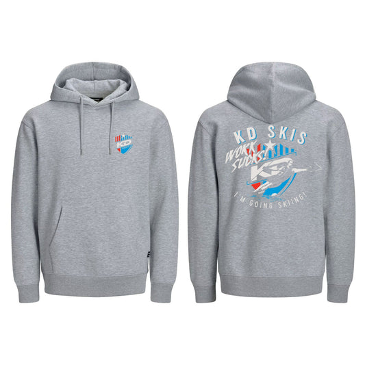 KD Work Sucks Hood Grey